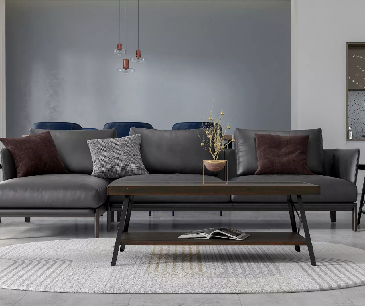 Pomona Espresso Brown Coffee Table 4 Pomona Espresso Brown Coffee Table - Image 4