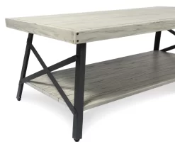 Pomona Light Gray Coffee Table -Home Style Shop 810520052 2