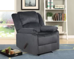 Sorrenson Gray Recliner -Home Style Shop 810524556 72