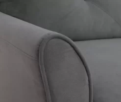 Hayward Gray Curved Arm Sectional -Home Style Shop 810524580 6