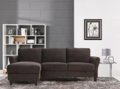 Waverley Coffee Brown Sectional -Home Style Shop 810524581 61