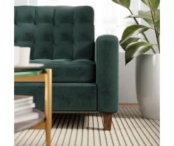 Brookside Tufted Velvet Sofa -Home Style Shop 810527182 2