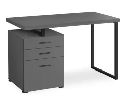 Monarch 48" Floating Computer Desk -Home Style Shop 810527337 2
