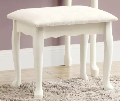 Antique White 2-Piece Mirror Vanity Set -Home Style Shop 810527351 4