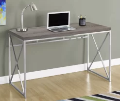 Monarch Metal Computer Desk -Home Style Shop 810527354 1