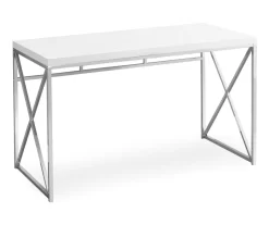 Monarch Metal Computer Desk -Home Style Shop 810527355 2
