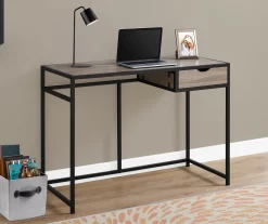 Monarch 42" Single Drawer Computer Desk 23 Monarch 42" Single Drawer Computer Desk -Home Style Shop 810527357 1