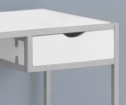 Monarch 42" Single Drawer Computer Desk 38 Monarch 42" Single Drawer Computer Desk -Home Style Shop 810527358 3