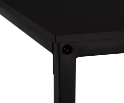 Black Metal L-Shaped Corner Desk -Home Style Shop 810527369 7