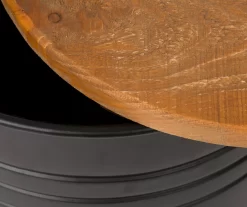 Farmhouse Barrel Storage Stools, 2-Pack -Home Style Shop 810528258 5