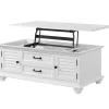Charleston Shutter Door Lift Top Coffee Table