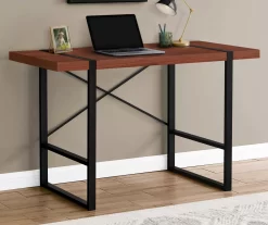 48" Thick Panel Computer Desk -Home Style Shop 810533369 1 1