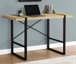 48" Thick Panel Computer Desk -Home Style Shop 810533411 1