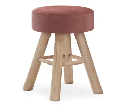 Wooden Leg Upholstered Ottoman -Home Style Shop 810533417 2