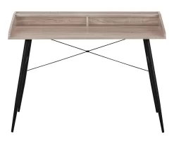 2-Cubby Computer Desk With Hutch -Home Style Shop 810533451 4