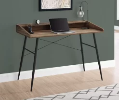 2-Cubby Computer Desk With Hutch -Home Style Shop 810533453 1