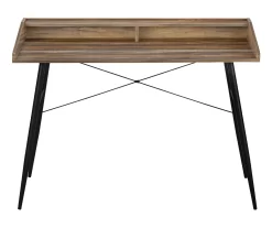 2-Cubby Computer Desk With Hutch -Home Style Shop 810533453 4