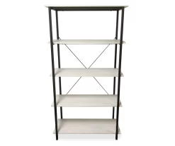 Real Living Rustic 5-Shelf Bookcase -Home Style Shop 810534676 1