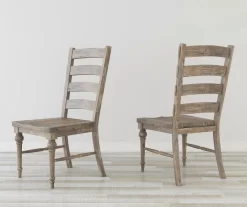 Sandstone Buff Ladderback Upholstered Dining Chairs, 2-Pack -Home Style Shop 810535746 6