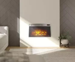 23" Mesh Electric Fireplace Insert -Home Style Shop 810538190 1