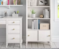 Monarch Hill Poppy Ivory Oak Bookcase -Home Style Shop 810538210 3