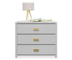 Monarch Hill Haven Dove Gray 3-Drawer Dresser -Home Style Shop 810538227 5