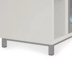 48" Intrepid White Electric Fireplace Console -Home Style Shop 810538247 4