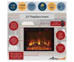 65" Himmel Espresso Electric Fireplace Console 10 65" Himmel Espresso Electric Fireplace Console -Home Style Shop 810538249 5