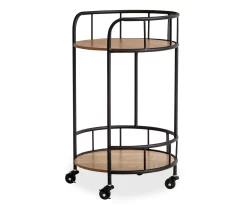 Rolling 2-Tier Side Table -Home Style Shop 810539921 4