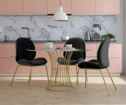 CosmoLiving Astor Velvet Dining Chair 27 CosmoLiving Astor Velvet Dining Chair -Home Style Shop 810540993 1