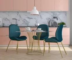 CosmoLiving Astor Velvet Dining Chair 33 CosmoLiving Astor Velvet Dining Chair -Home Style Shop 810540999 2