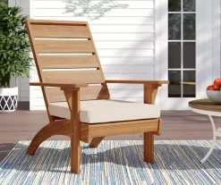 Sea Grove Brown Cushioned Patio Chair -Home Style Shop 810541596 A0 9