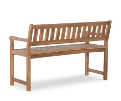 Flint Acorn Wood Patio Bench -Home Style Shop 810541695 5