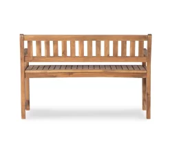 Flint Acorn Wood Patio Bench -Home Style Shop 810541695 6