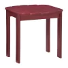 Flint Red Wood Patio Adirondack End Table