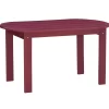 Flint Red Wood Patio Adirondack Coffee Table