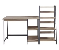 Soho 2-Piece Home Office Desk & Bookshelf Set -Home Style Shop 810542285 4