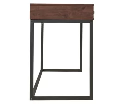 Horatio Brown & Gunmetal Wood Desk -Home Style Shop 810542288 6