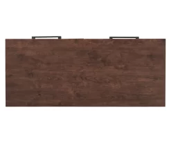 Horatio Brown & Gunmetal Wood Desk -Home Style Shop 810542288 7