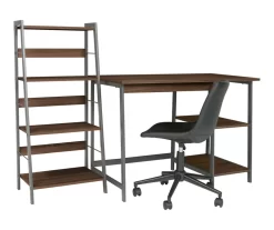 Soho 2-Piece Wooden Desk & Bookcase Set -Home Style Shop 810542289 5