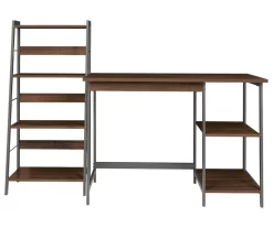 Soho 2-Piece Wooden Desk & Bookcase Set -Home Style Shop 810542289 6