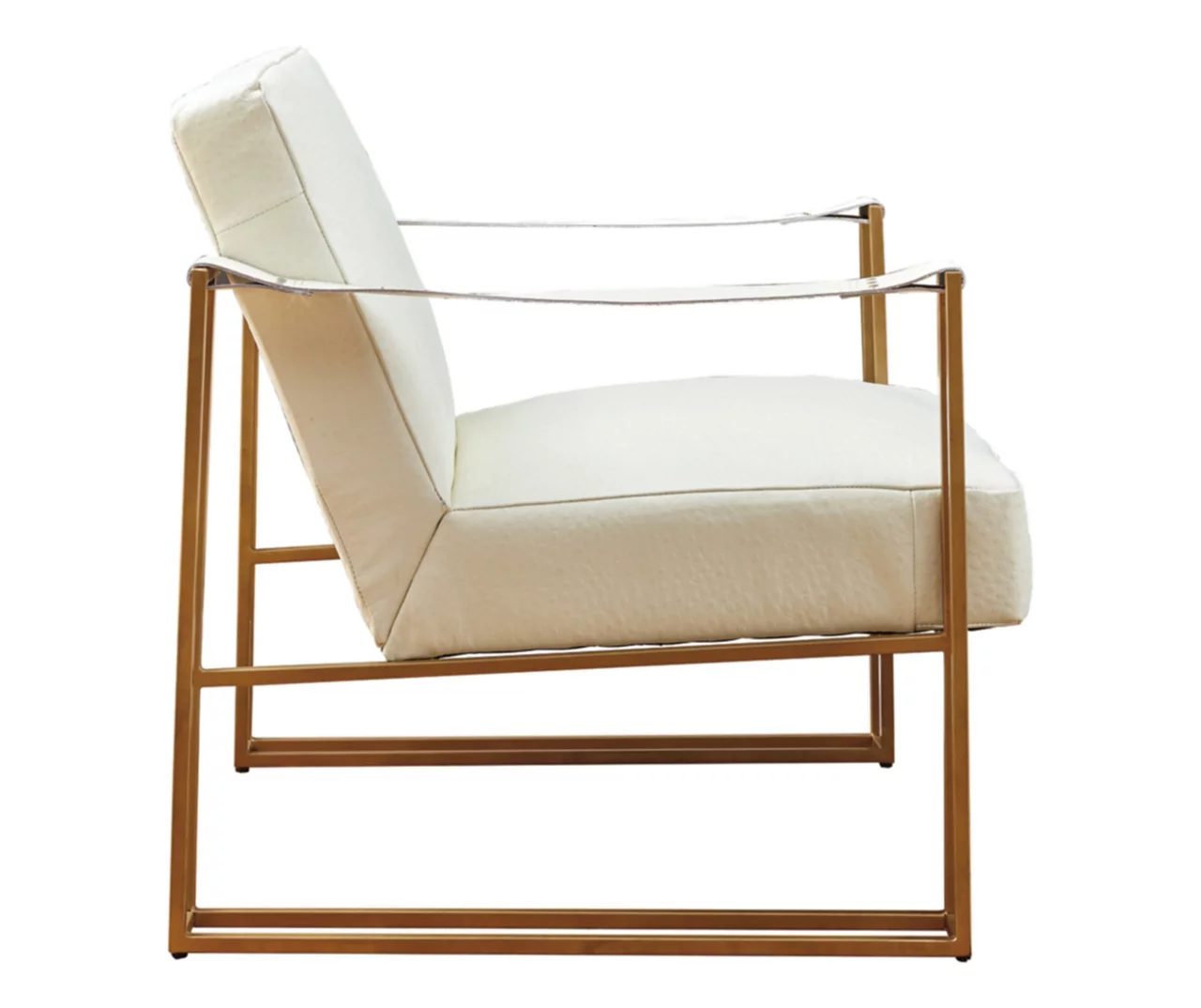 Kleemore Ostrich Embossed Leather Accent Chair 3 Kleemore Ostrich Embossed Leather Accent Chair - Image 3