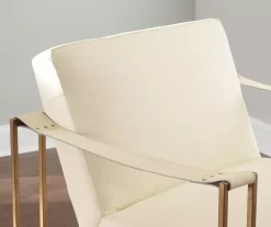 Kleemore Ostrich Embossed Leather Accent Chair 10 Kleemore Ostrich Embossed Leather Accent Chair -Home Style Shop 810542293 4