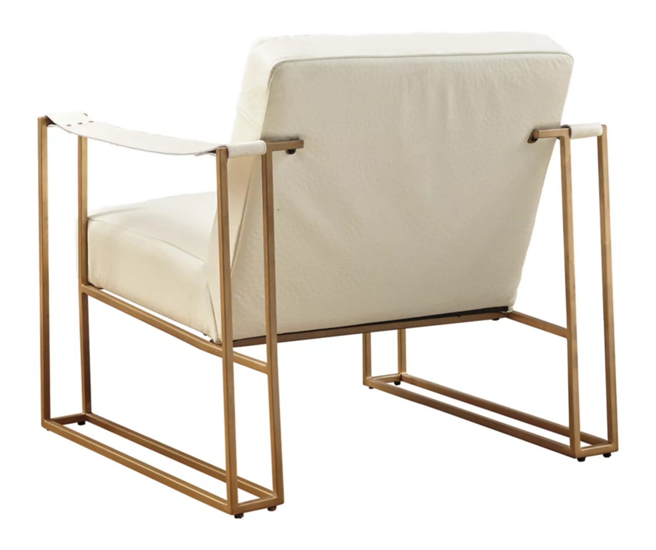 Kleemore Ostrich Embossed Leather Accent Chair 6 Kleemore Ostrich Embossed Leather Accent Chair - Image 6