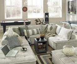 Bales Checkered Taupe Upholstered Accent Chair -Home Style Shop 810542299 10