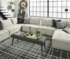 Bales Checkered Taupe Upholstered Accent Chair -Home Style Shop 810542299 17