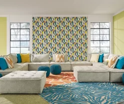 Bales Checkered Taupe Upholstered Accent Chair -Home Style Shop 810542299 5