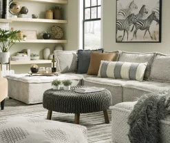 Bales Checkered Taupe Upholstered Accent Chair -Home Style Shop 810542299 8