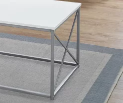 Monarch X Frame 3-Piece Occasional Table Set -Home Style Shop 810542420 3