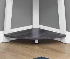 Monarch 5-Shelf Etagere Corner Bookcase -Home Style Shop 810542443 3